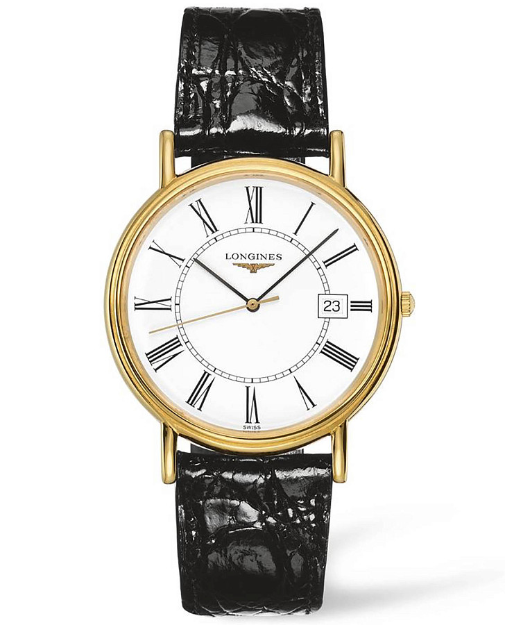 Часы Longines Presence L4.790.2.11.2 — мужские, белый
