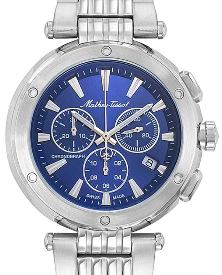 Часы Mathey-Tissot Neptune H912CHABU — кварцевые, металл сталь