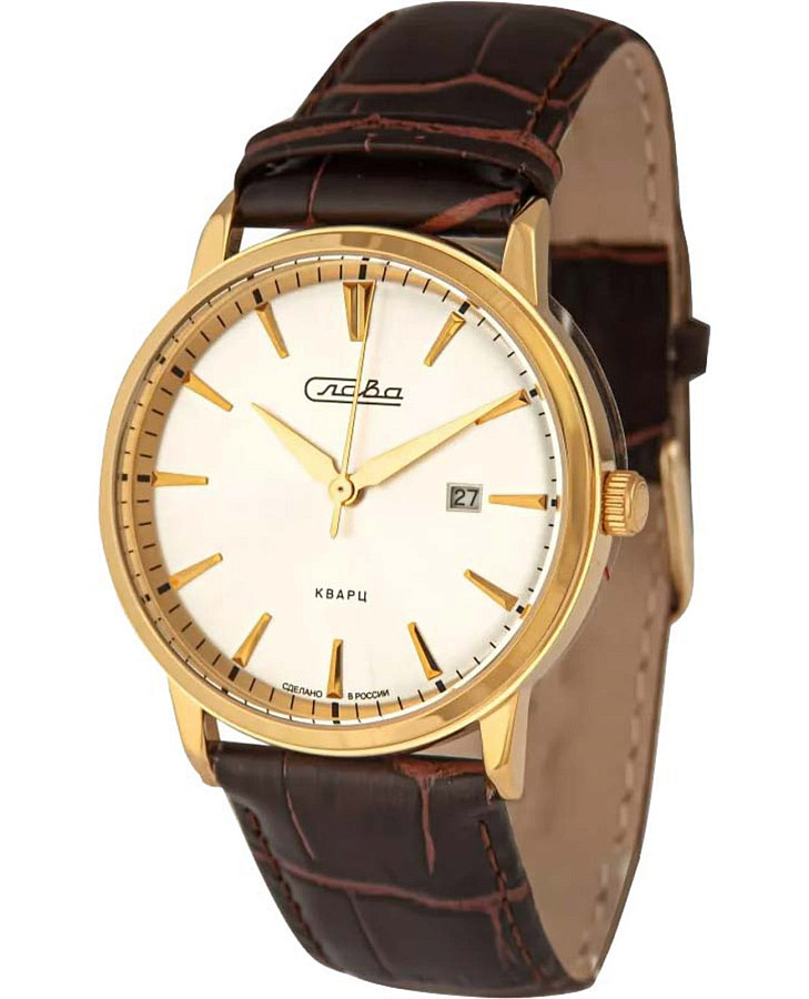 Часы Слава Традиция 2279745/300-2115 — мужские, белый