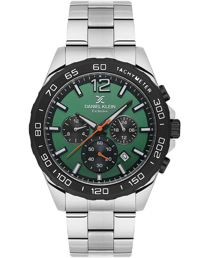 Часы Daniel Klein Exclusive DK.1.13743-4 — мужские, зеленый