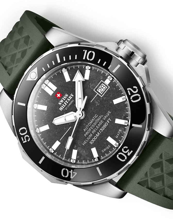 Часы Swiss Military by Chrono SMA34092.09 — механические, металл сталь