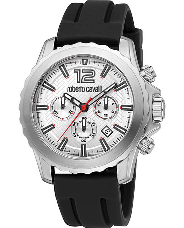 Часы Roberto Cavalli Potenza RC5G130P0015 — мужские, серебристый