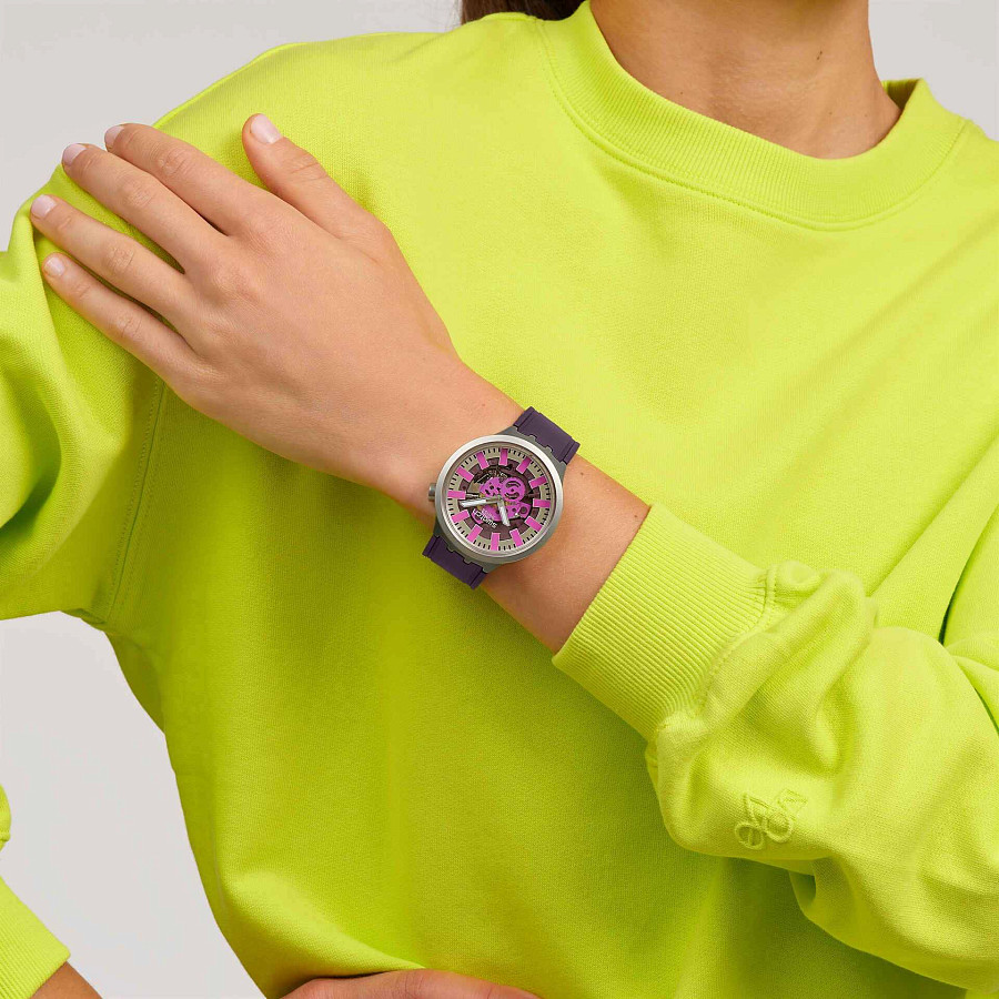 Часы Swatch Big Bold Irony Standard SB07S120 — резина, мужские