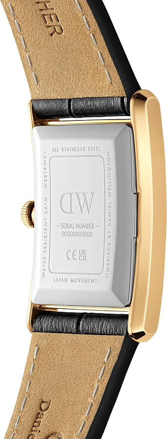 Часы Daniel Wellington Bound Black Crocodile Gold DW00100740 — кварцевые, сталь металл