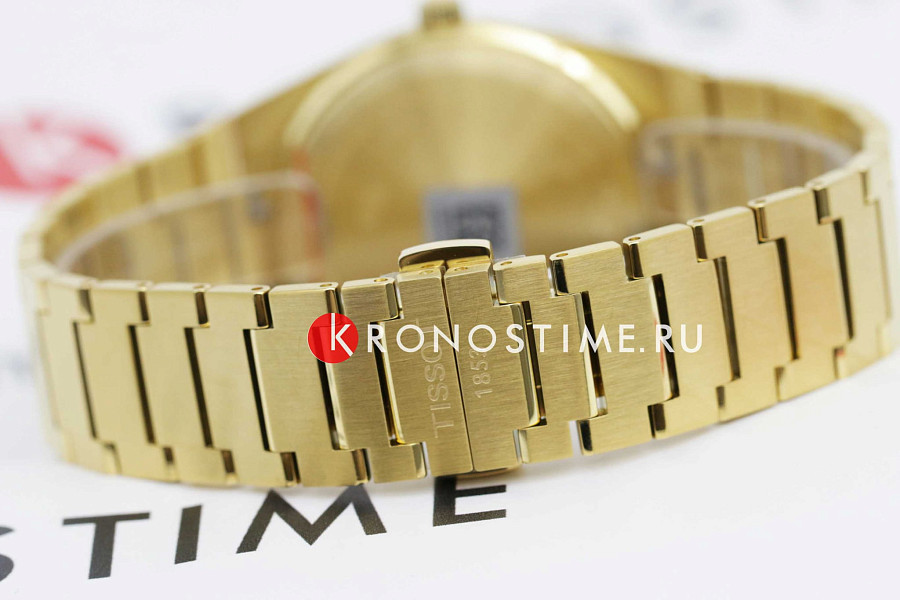Часы Tissot PRX T137.410.33.021.00 — мужские, золотистый