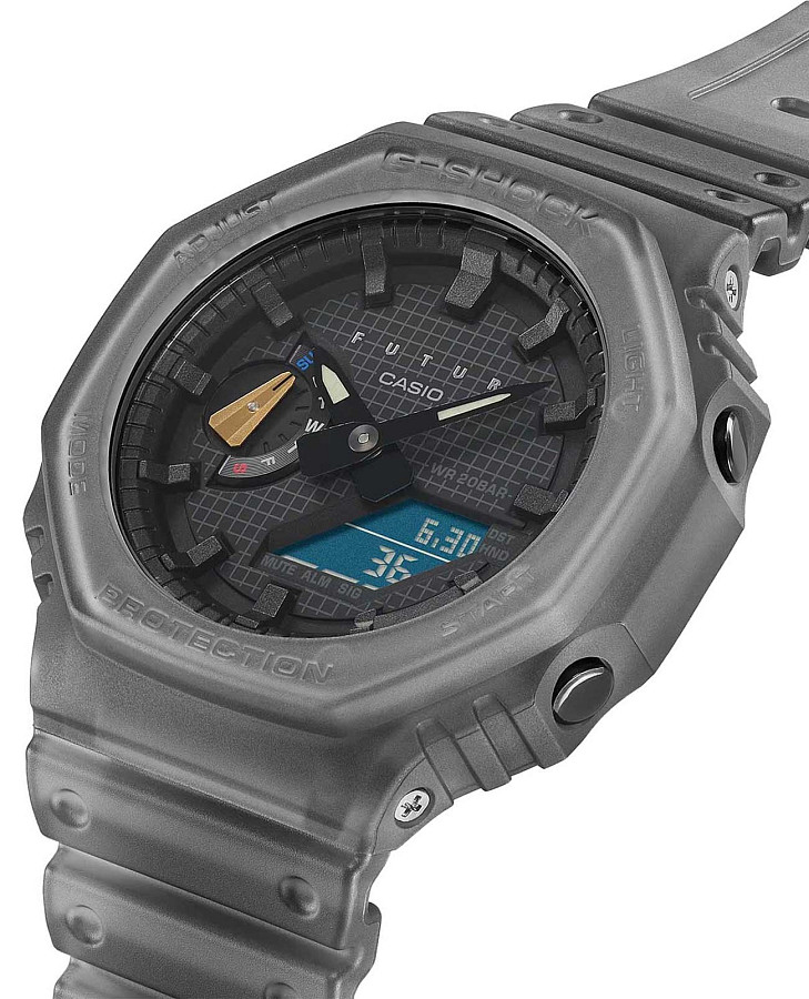 Часы Casio G-Shock GA-2100FT-8A — пластик, Япония