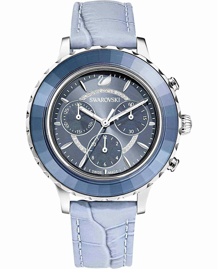 Часы Swarovski Octea Lux Chrono 5580600 — женские, синий