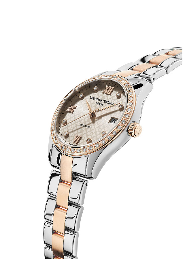 Часы Frederique Constant Ladies Automatic FC-303LGD3BD2B — механические, сталь металл