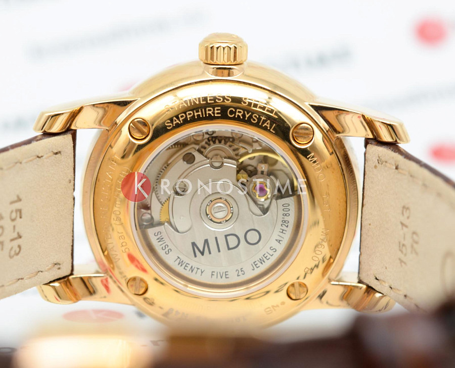 Часы Mido Baroncelli M7600.3.65.8 — кожаный, женские