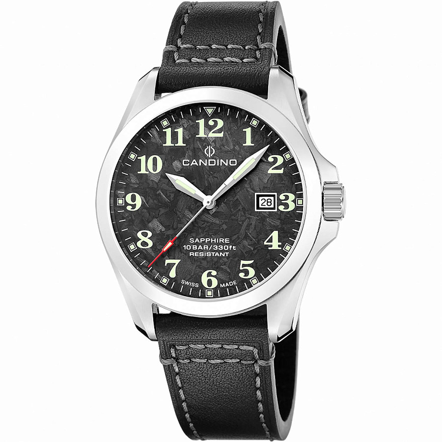 Часы Candino Classic C4785/4 — черный, металл сталь