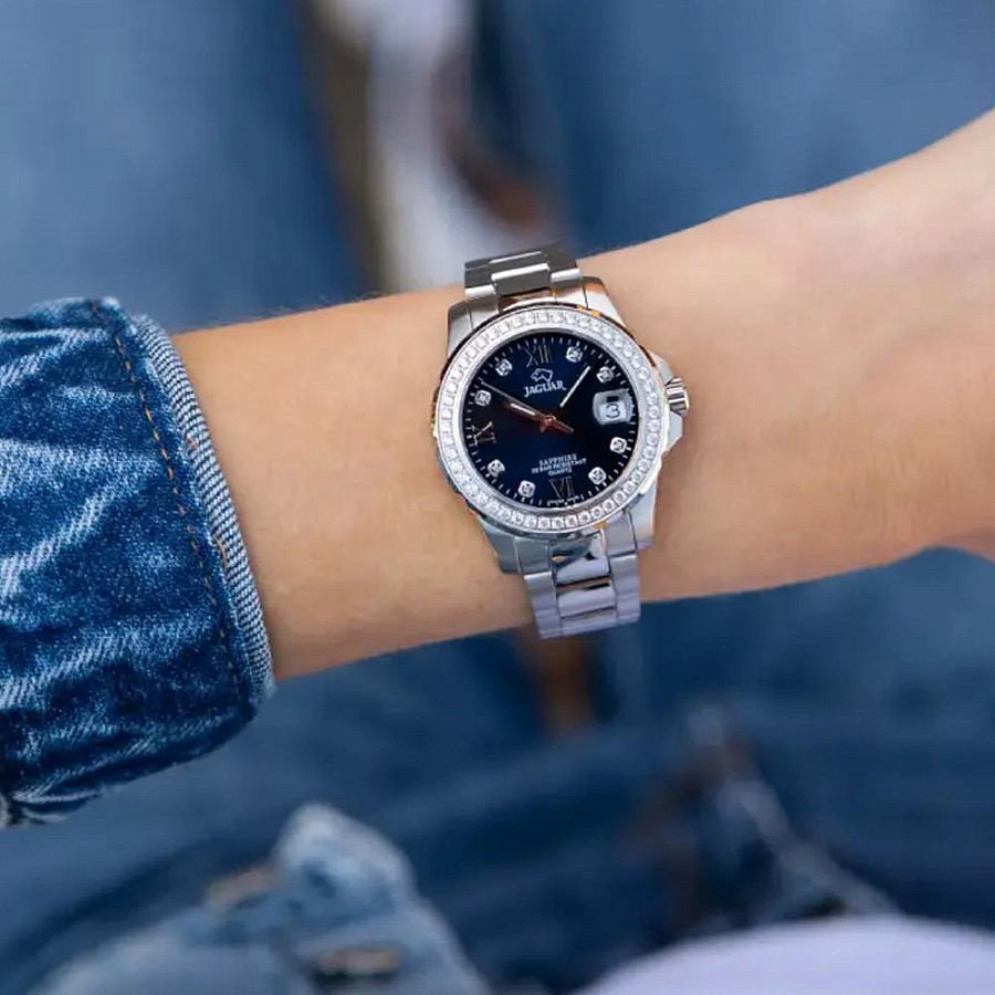 Часы Jaguar Woman J892/3 — кварцевые, сталь металл