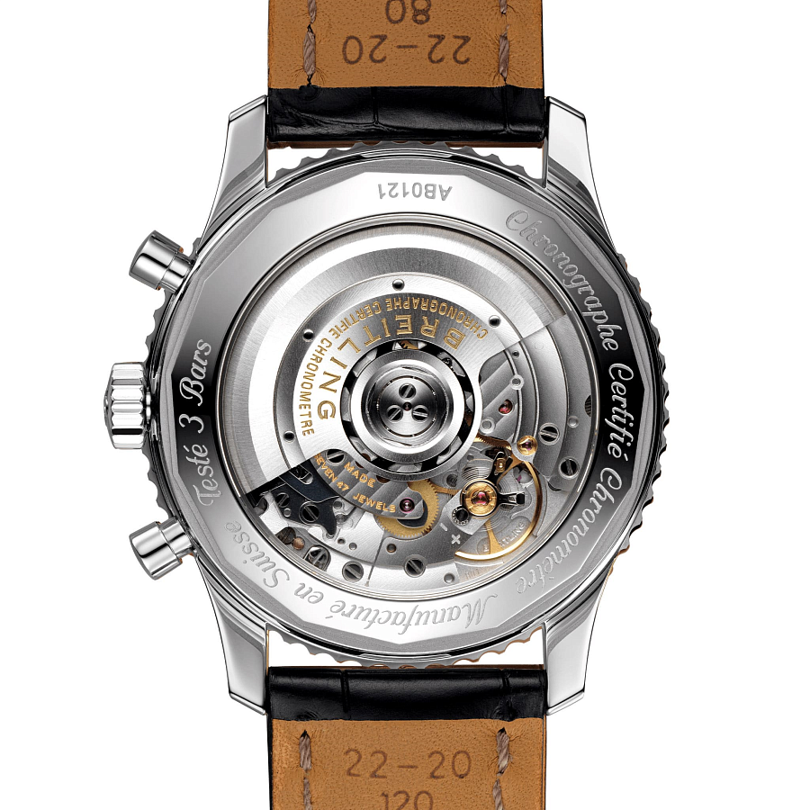 Часы Breitling Navitimer B01 Chronograph 43 AB0121211B1P1 — кожаный, мужские