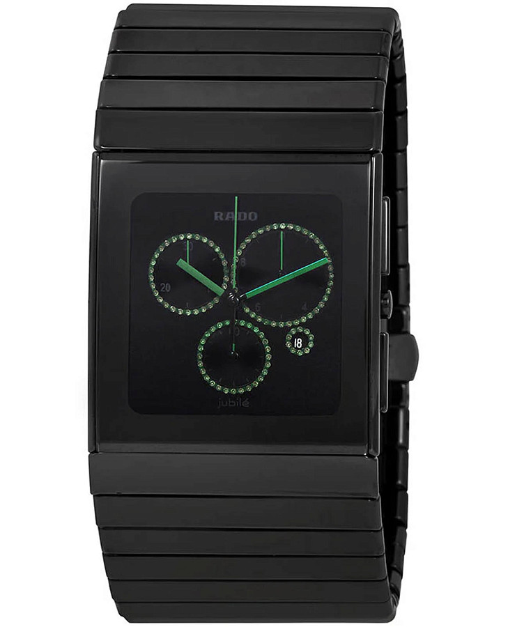 Часы Rado Ceramica R21714742 — мужские, черный