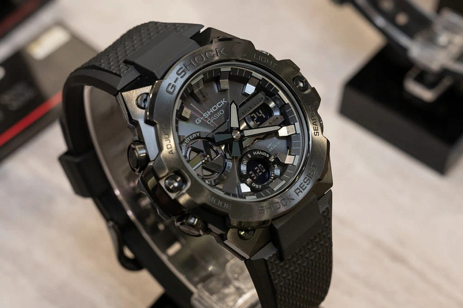 Часы Casio G-Shock GST-B400BB-1ADR (GST-B400BB-1A) — мужские, пластик