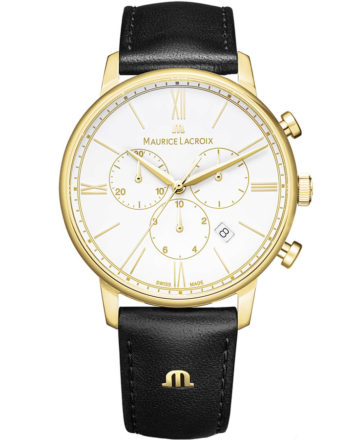 Часы Maurice Lacroix Eliros Chronograph EL1098-PVY01-110-2 — мужские, белый