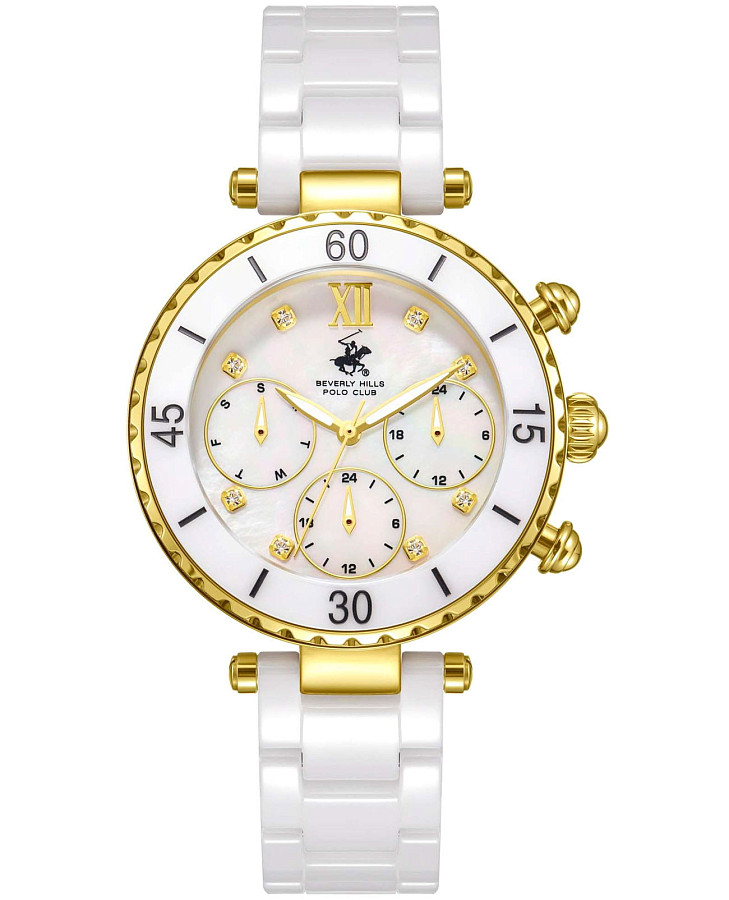 Часы Beverly Hills Polo Club BP3774X.120 — женские, перламутровый