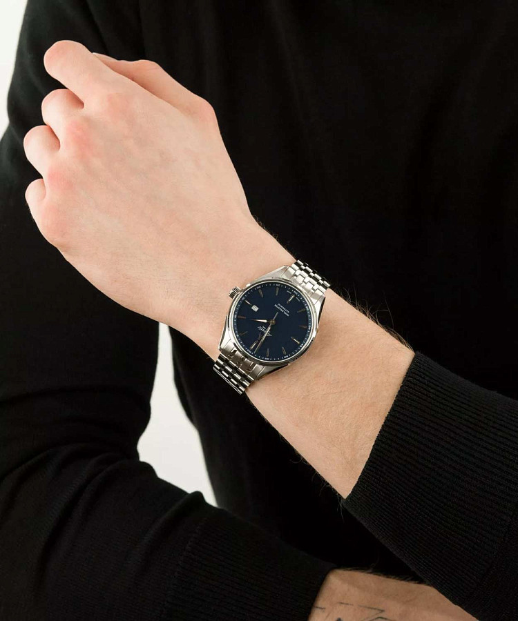 Часы Atlantic Worldmaster 1888 52759.41.51SM — мужские, нержавеющая сталь