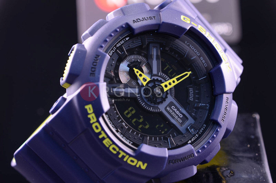 Часы Casio G-Shock GA-110LN-2A — пластик, Япония