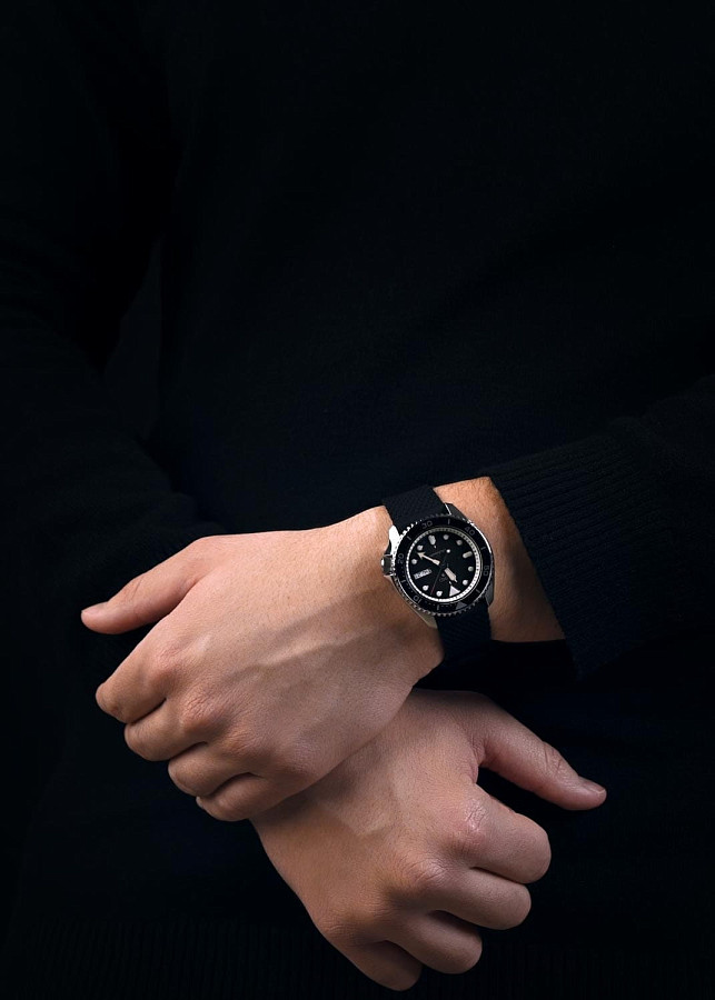 Часы Seiko 5 Sports SRPD95 — мужские, черный