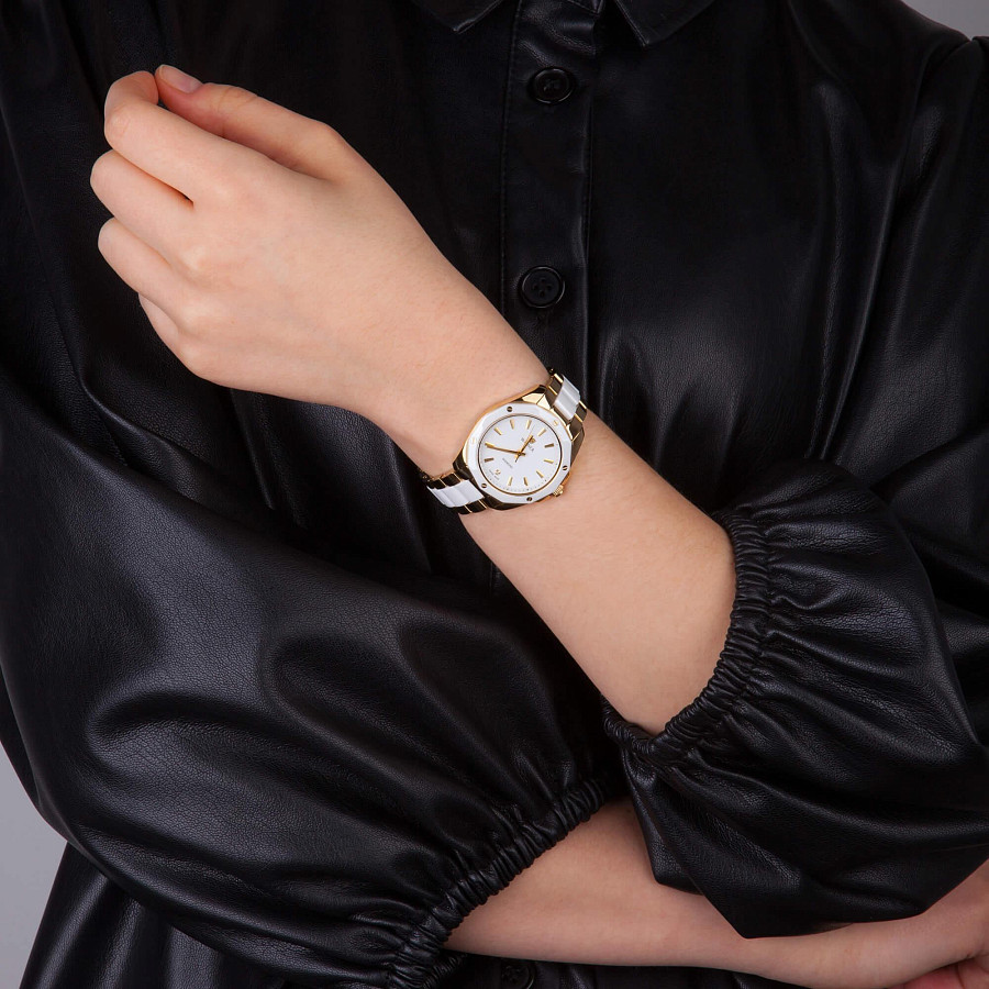 Часы Wainer Diamond WA.18050-B — кварцевые, металл сталь