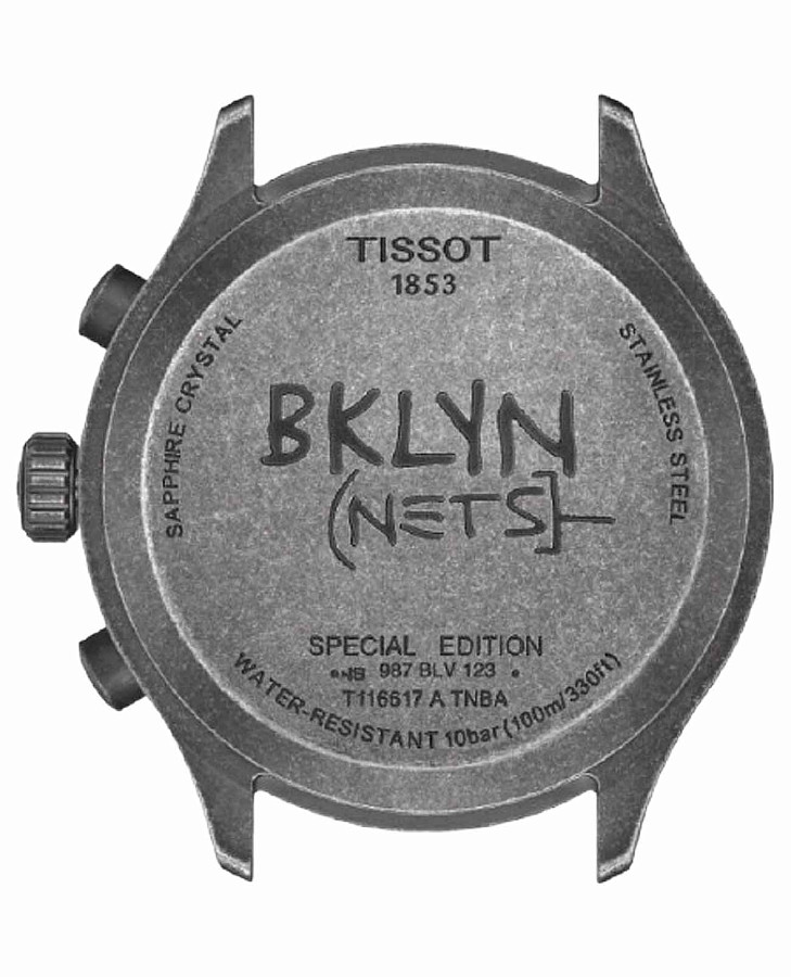 Часы Tissot chrono XL Brooklyn nets T116.617.37.051.02 — мужские, черный