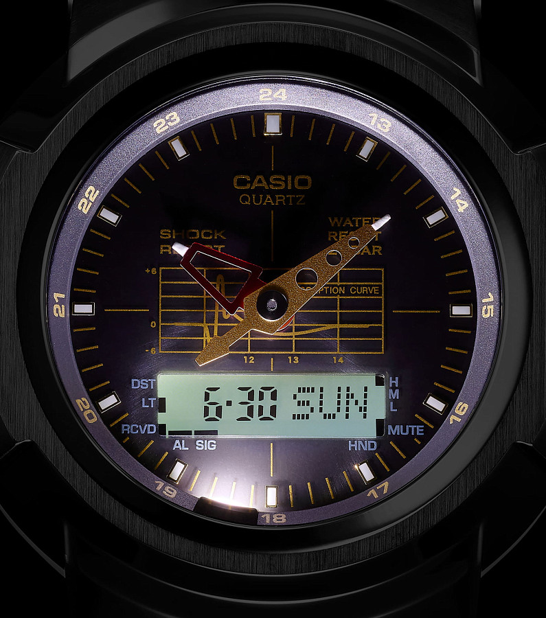 Часы Casio G-Shock AWM-500GC-1AJR — мужские, нержавеющая сталь