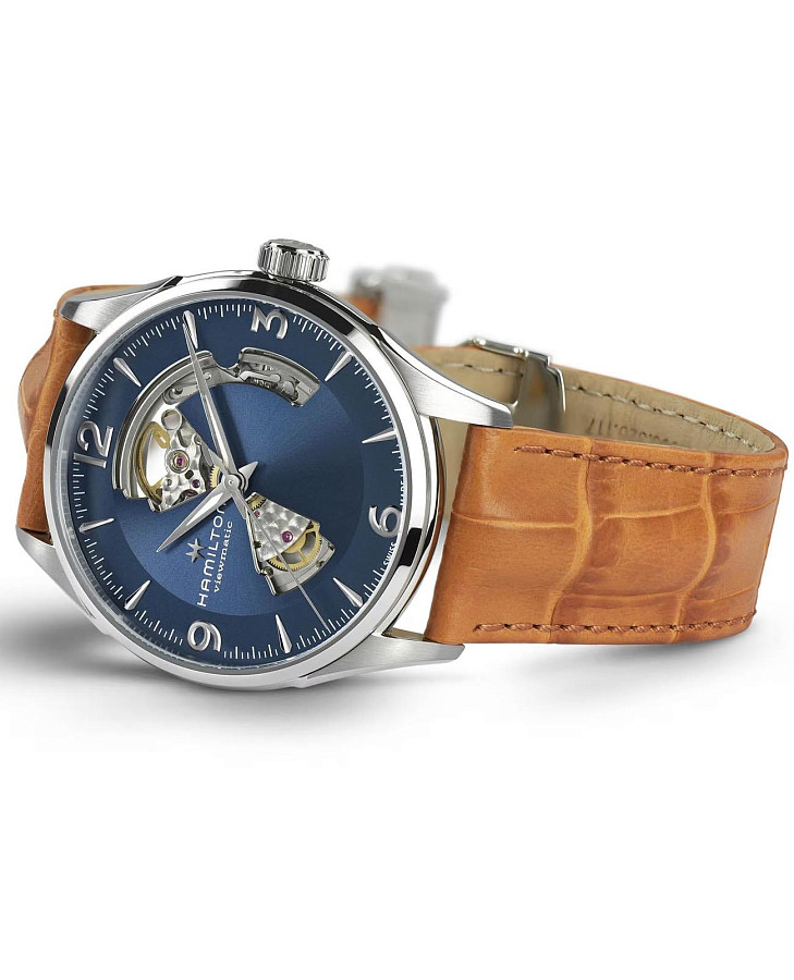 Часы Hamilton Jazzmaster Open Heart Auto H32705541 — механические, сталь