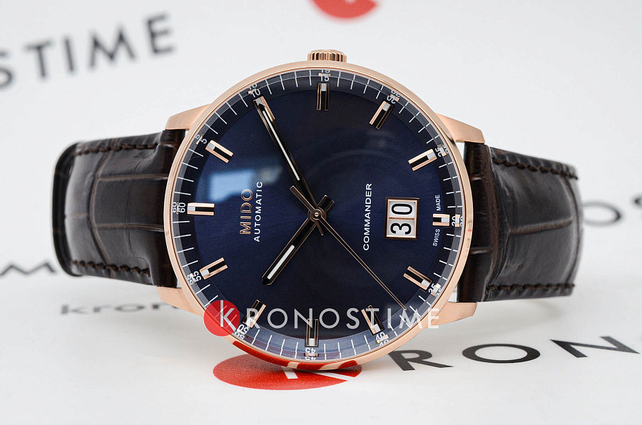 Часы Mido Commander Big Date M021.626.36.041.00 — механические, металл сталь