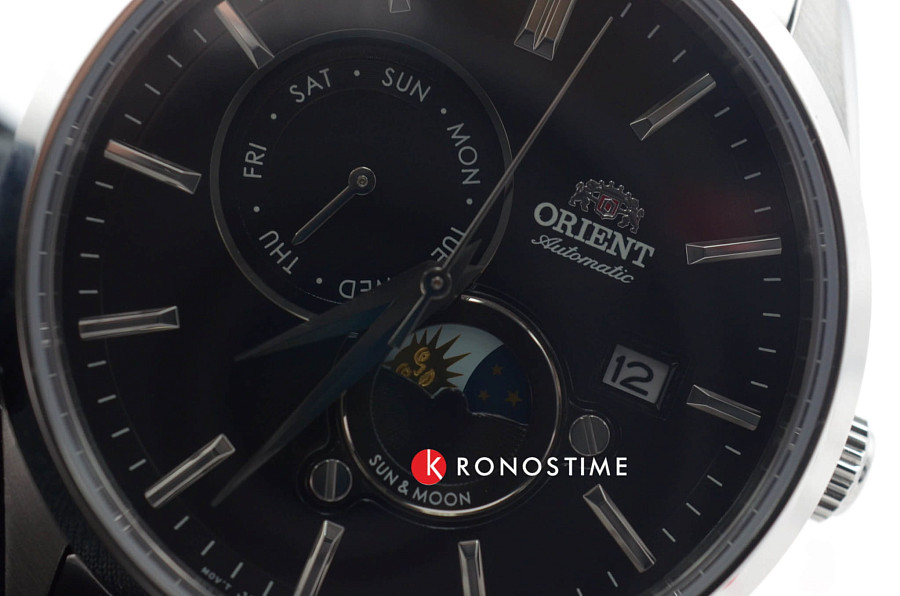 Часы Orient Sun And Moon RA-AK0302B (RN-AK0302B) — мужские, нержавеющая сталь