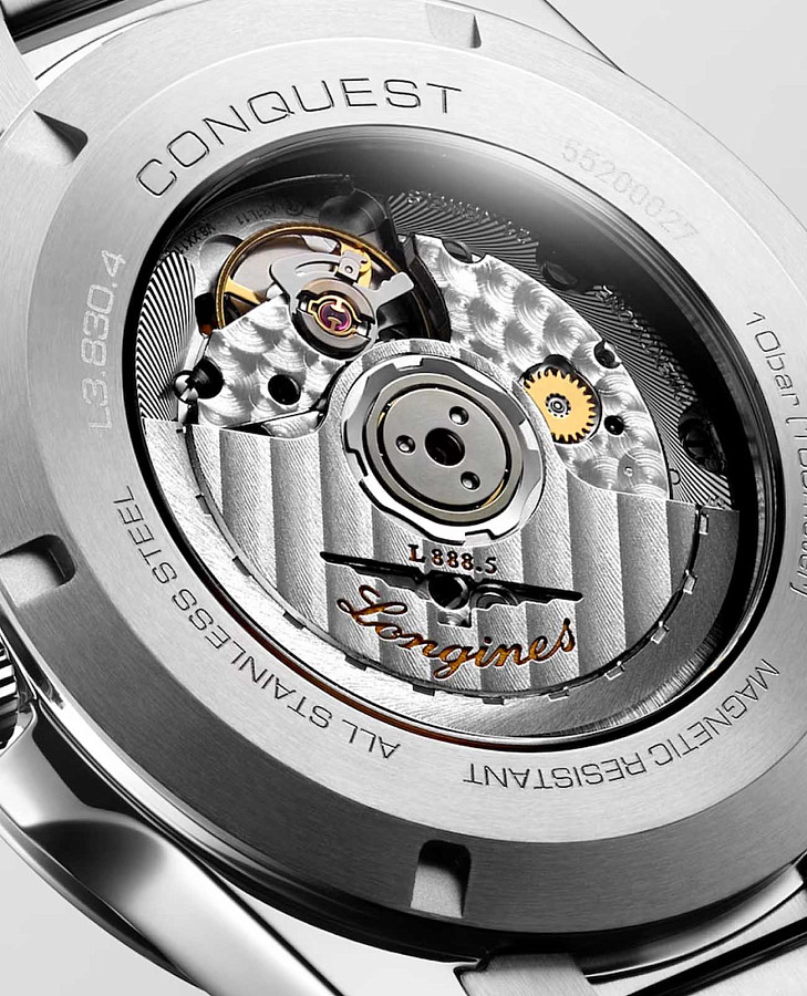 Часы Longines Conquest L3.830.4.62.6 — коричневый, сталь металл
