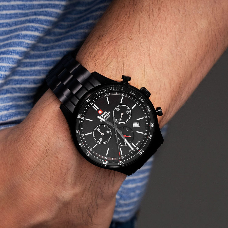Часы Swiss Military by Chrono SM34081.04 — Швейцария, кварцевые