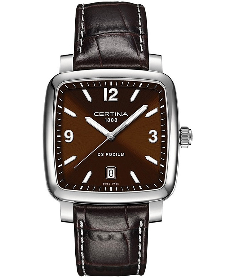 Часы Certina DS Podium C025.510.16.297.00 — мужские, коричневый