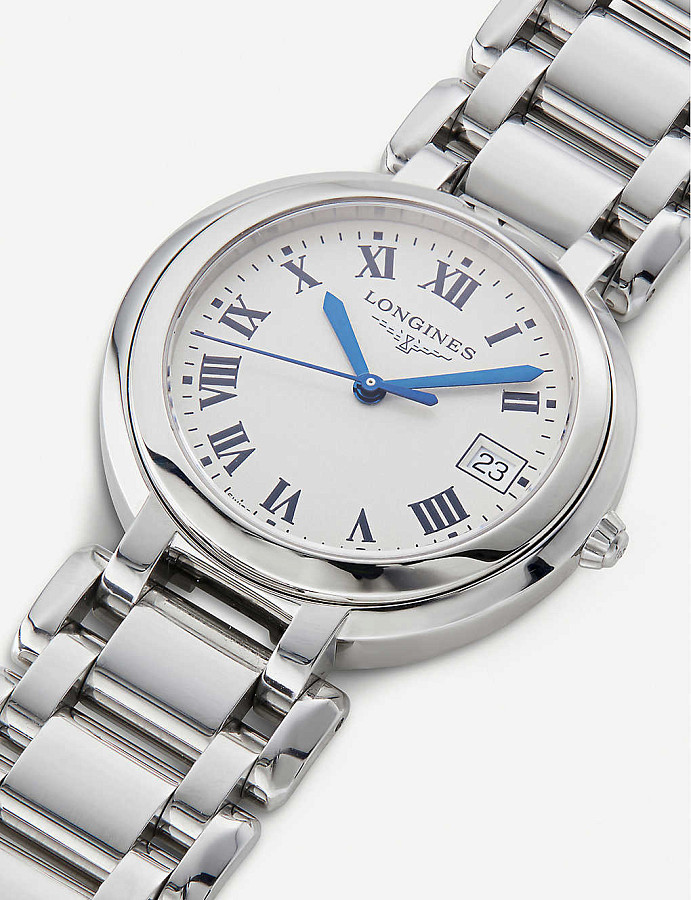 Часы Longines PrimaLuna L8.114.4.71.6 — кварцевые, металл сталь