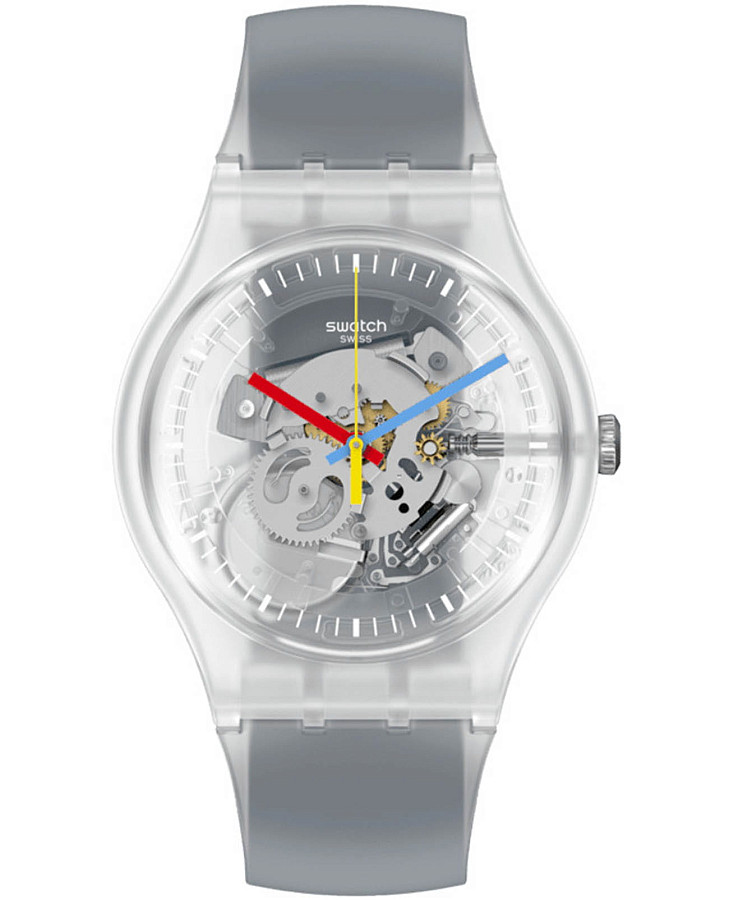 Часы Swatch New Gent SUOK157 — мужские, прозрачный