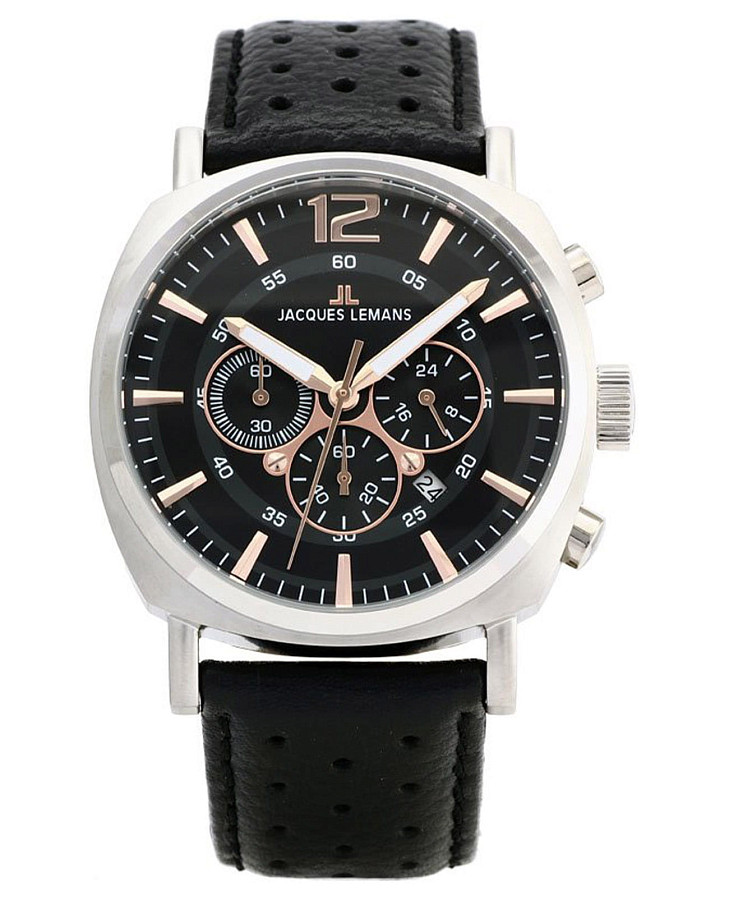 Часы Jacques Lemans 1-1645J — мужские, черный