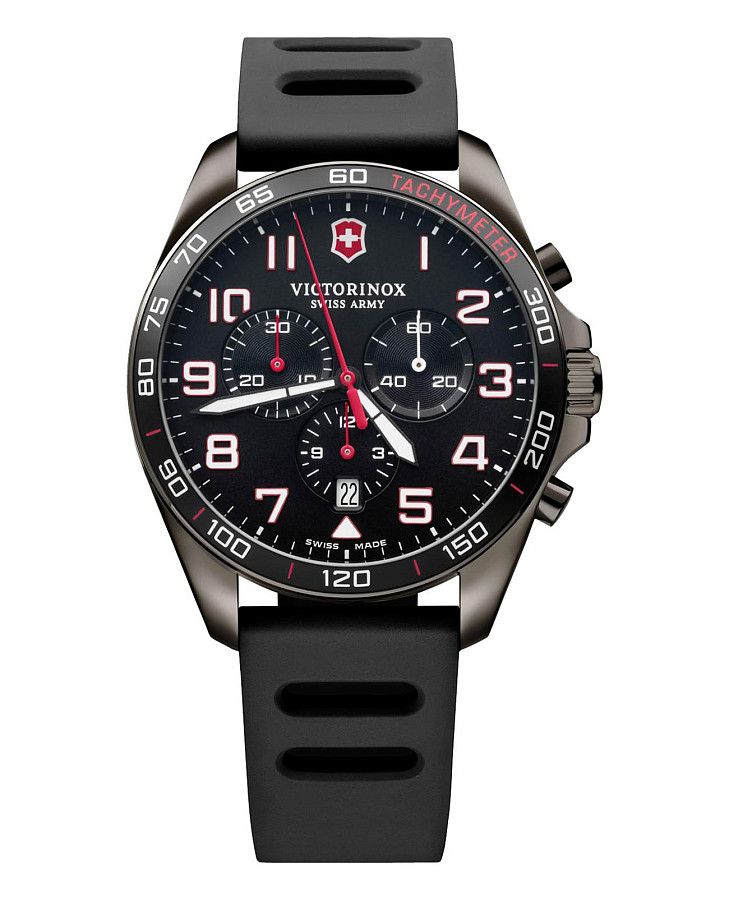 Часы Victorinox Fieldforce Sport Chronograph 241889 — мужские, черный