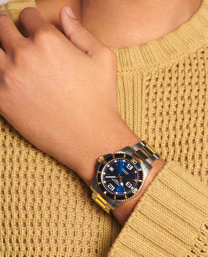 Часы Longines HydroConquest L3.742.3.96.7 — Швейцария, механические