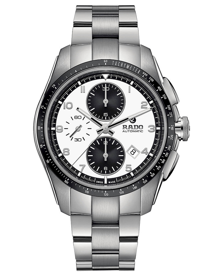Часы Rado Hyperchrome Automatic Chronograph R32042103 — мужские, белый