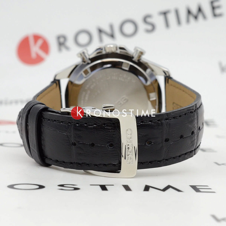 Часы Seiko Spirit Chronograph SBTR021 — кожаный, мужские