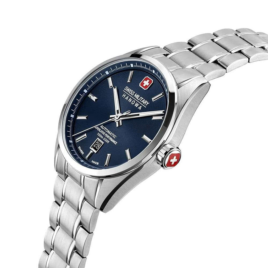 Часы Swiss Military Hanowa Majestic Pioneer SMWGL0006202 — мужские, нержавеющая сталь 316l