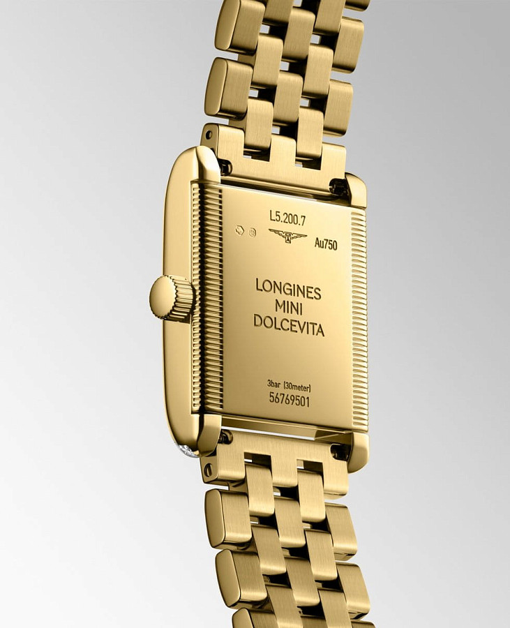 Часы Longines Mini DolceVita L5.200.7.71.6 — золото металл, Швейцария