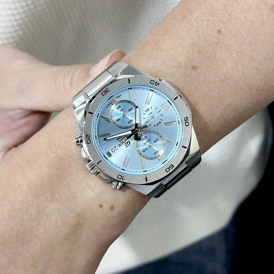 Часы Casio Edifice EFV-640D-2B — сталь металл, Япония