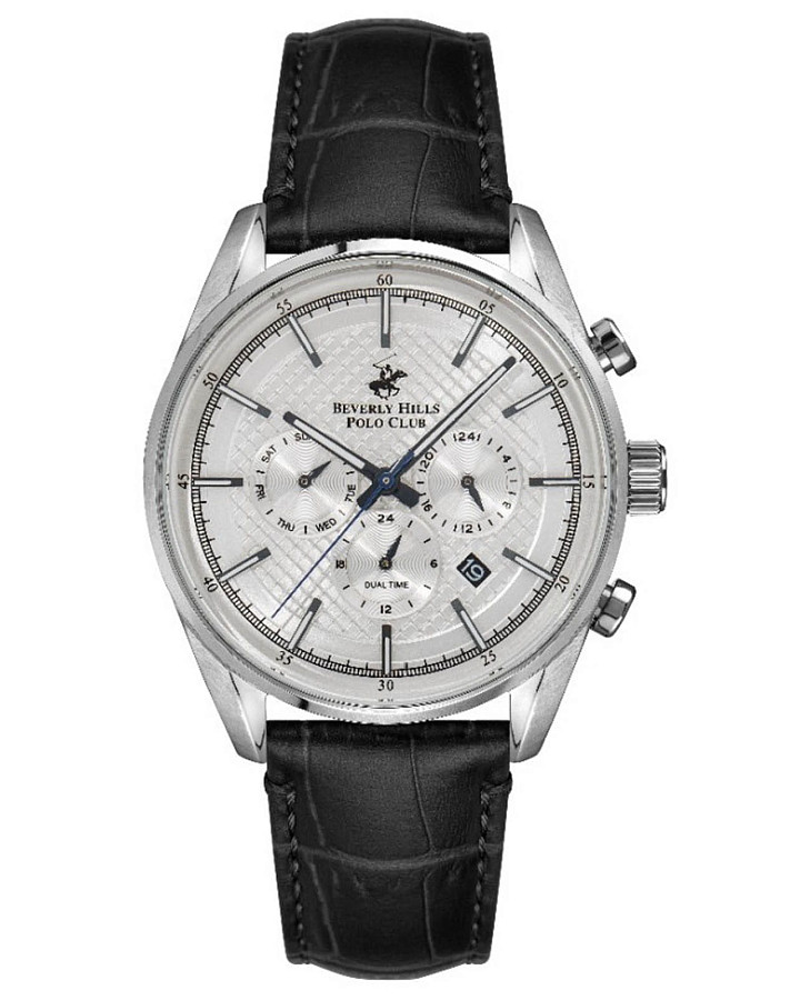 Часы Beverly Hills Polo Club BP3004X.331 — мужские, серебристый