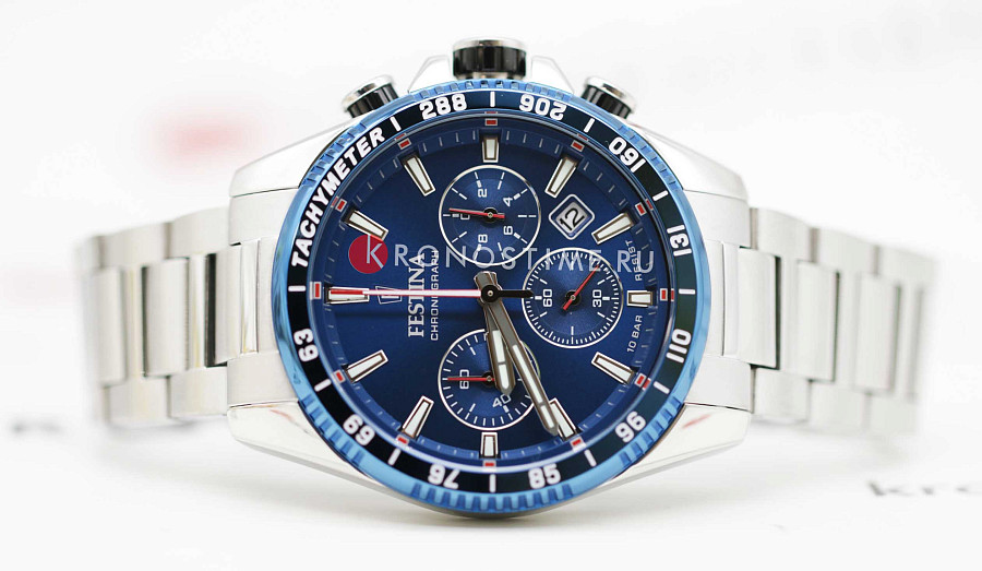 Часы Festina Timeless Chrono F20560/3 — мужские, нержавеющая сталь