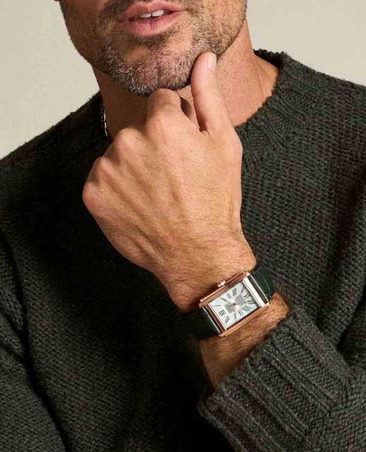 Часы Fossil Carraway FS6077 — мужские, кожаный