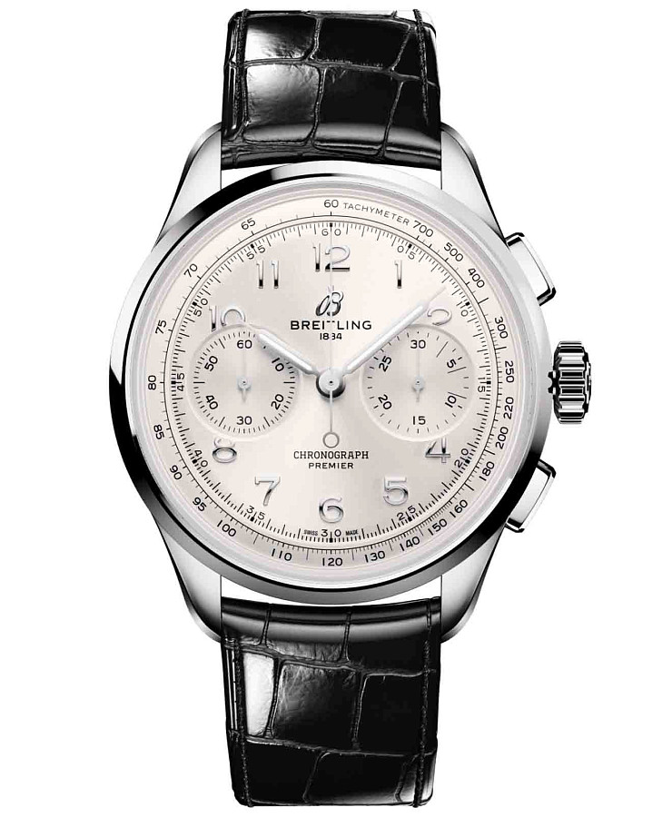 Часы Breitling Premier B09 Chronograph 40 AB0930371G1P1 — мужские, серебристый