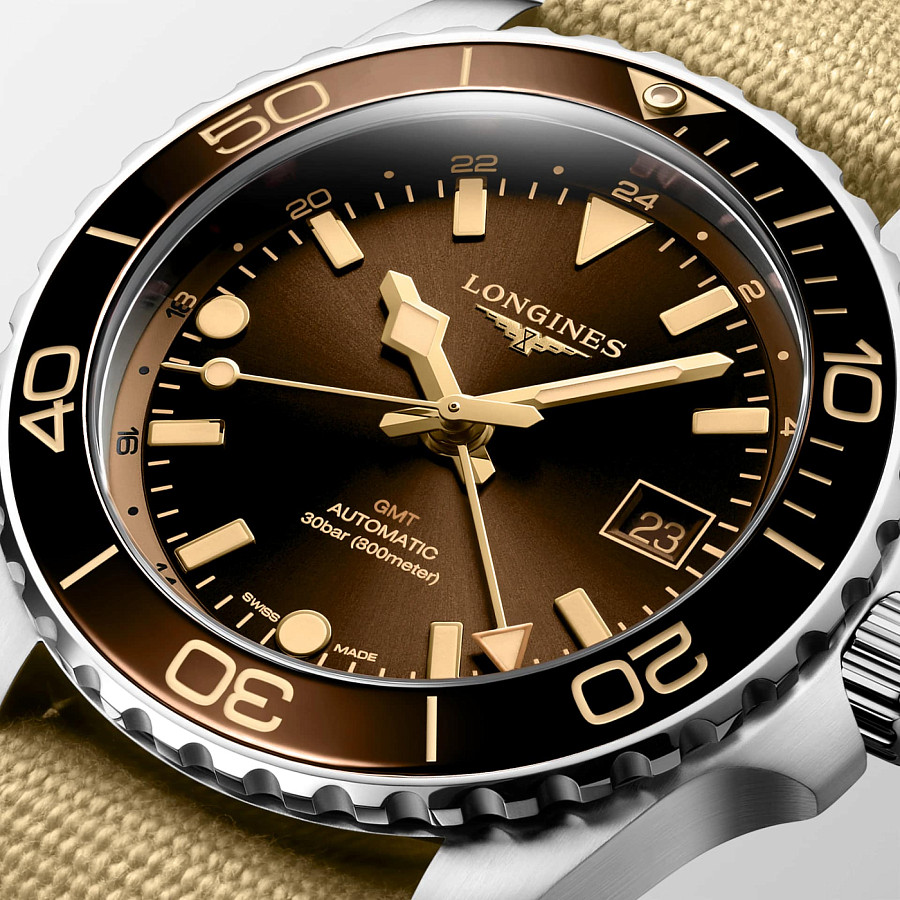 Часы Longines HydroConquest L3.790.4.66.2 — механические, керамика сталь металл