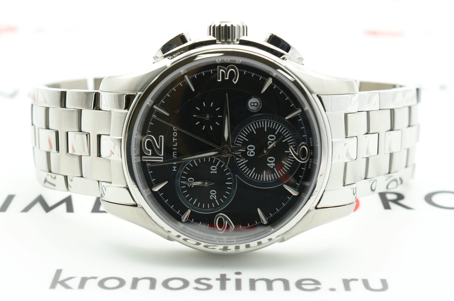 Часы Hamilton Jazzmaster Chrono Quartz H32612135 — кварцевые, сталь