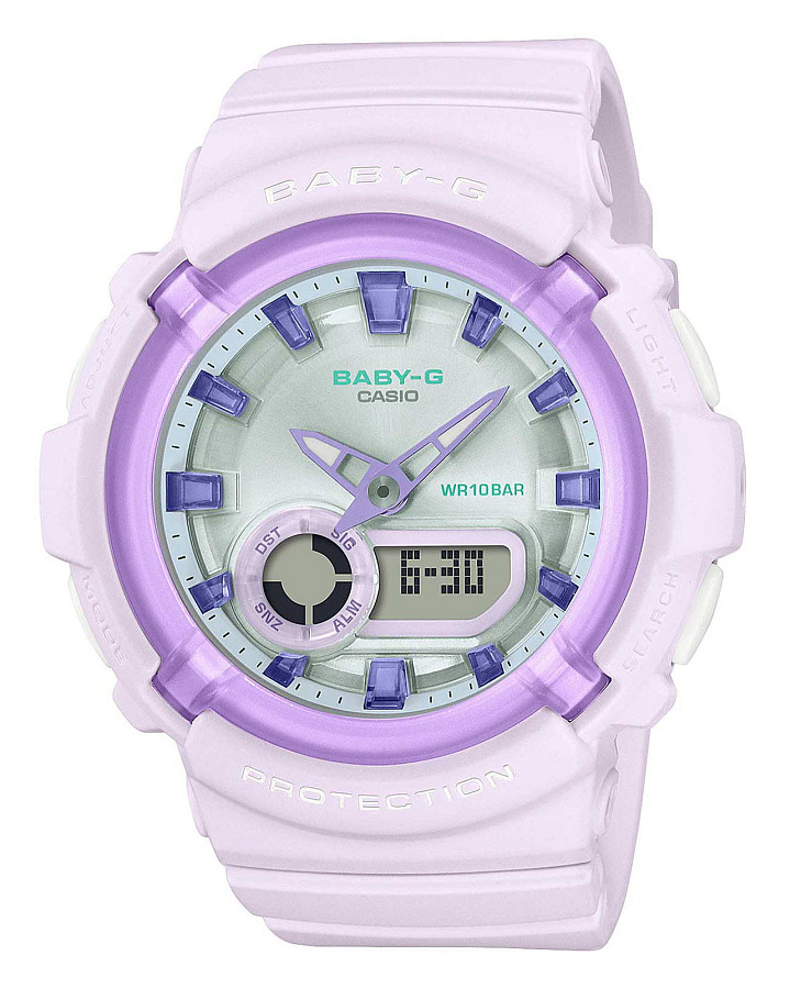 Часы Casio Baby-G BGA-280SW-6A — женские, фиолетовый