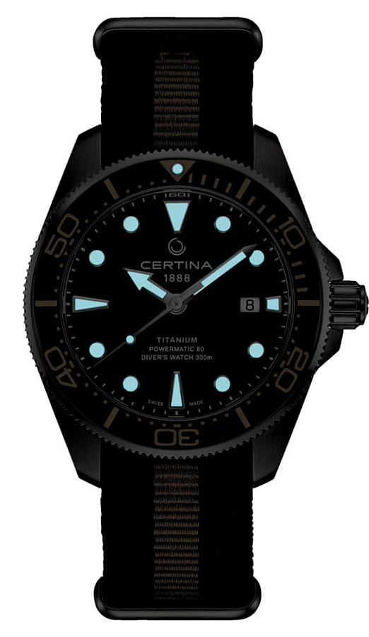 Часы Certina DS Action Diver C032.607.48.051.00 — механические, титан